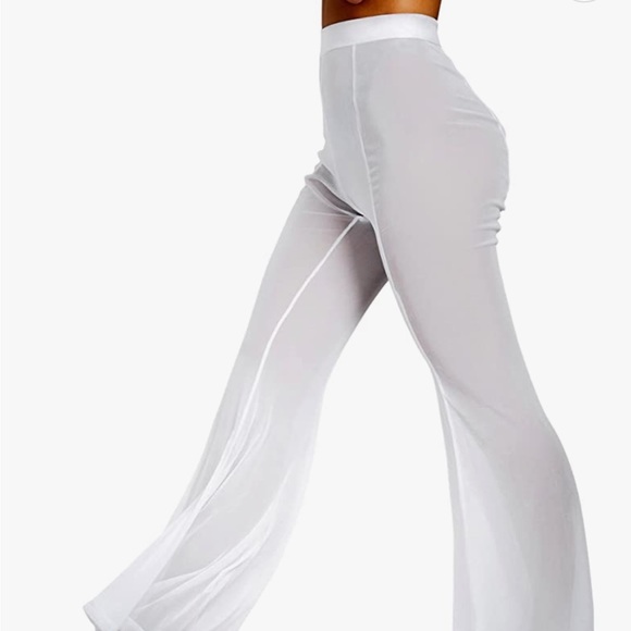 Size L | New Sofsy Mesh Swimsuit Cover-Up Pants - Picture 5 of 6